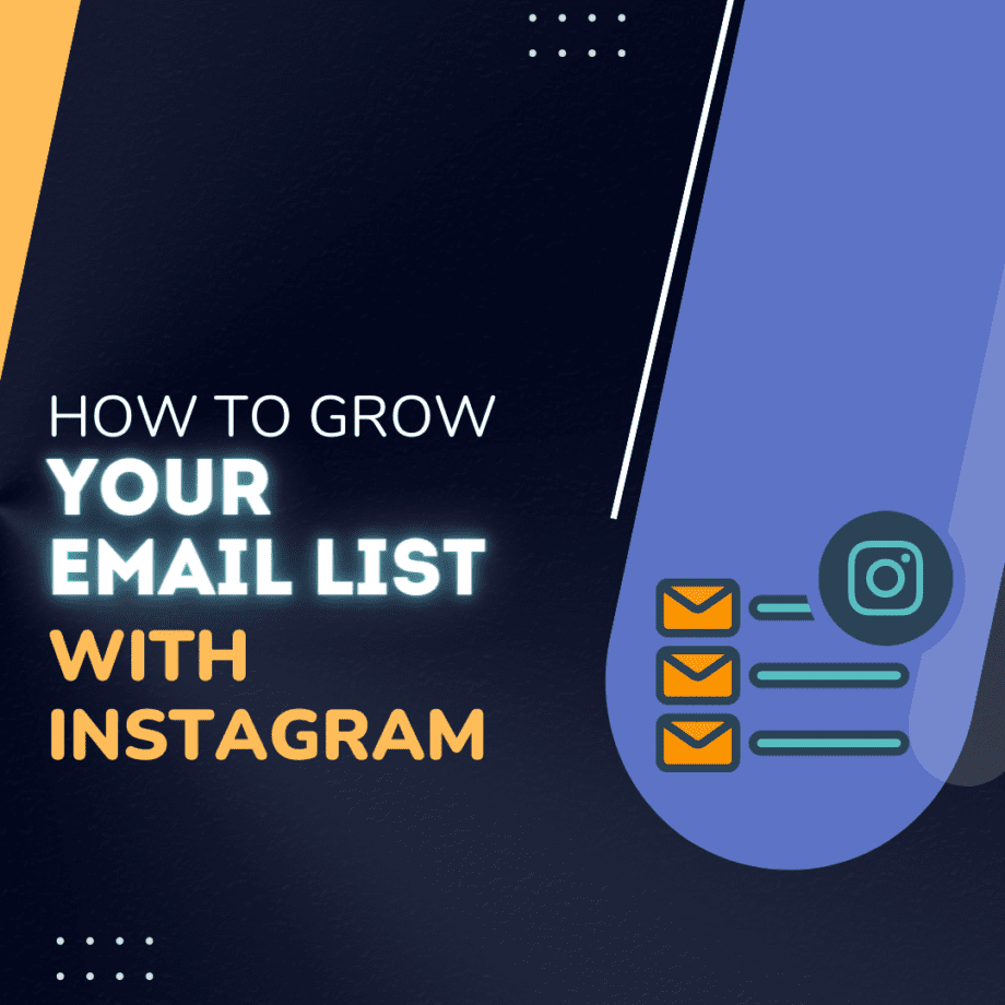 Grow your list with Instagram