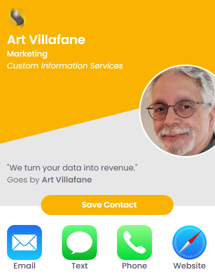 Artvillane marketing custom information services.
